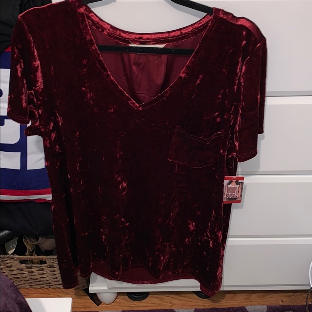 Velvet legging tee